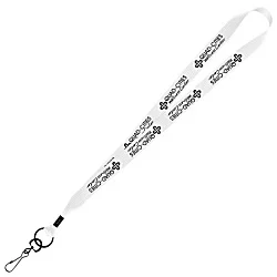 Economy Lanyard - 3/4" - Metal Swivel Snap Hook - 24 hr