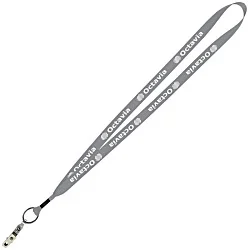 Economy Lanyard - 3/4" - Snap with Metal Bulldog Clip