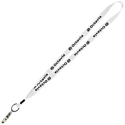 Economy Lanyard - 3/4" - Snap with Metal Bulldog Clip