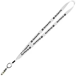 Economy Lanyard - 3/4" - Snap with Metal Bulldog Clip - 24 hr