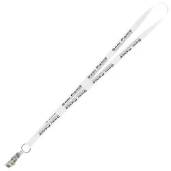 Value Lanyard - 1/2" - Snap with Metal Bulldog Clip