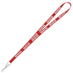 Value Lanyard - 1/2" - Metal Swivel Snap Hook - 24 hr