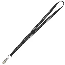 Value Lanyard - 1/2" - Snap with Metal Bulldog Clip - 24 hr