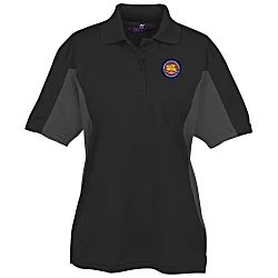 Stain Release Colorblock Performance Polo - Ladies'