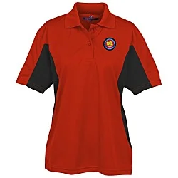 Stain Release Colorblock Performance Polo - Ladies'