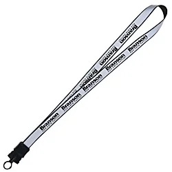 Reflective Lanyard - 3/4" - 32" - Snap Buckle Release