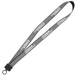 Reflective Lanyard - 3/4" - 34" - Plastic O-Ring