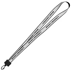Reflective Lanyard - 3/4" - 34" - Plastic Swivel Snap Hook