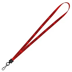 Smooth Nylon Lanyard - 1/2" - 32" - Metal Swivel Snap Hook
