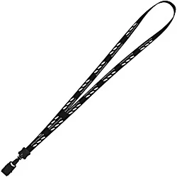 Smooth Nylon Lanyard - 1/2" - 36" - Large Metal Bulldog Clip
