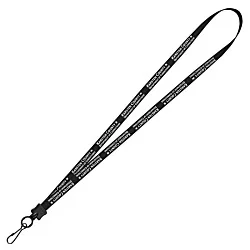 Smooth Nylon Lanyard - 1/2" - 36" - Metal Swivel Snap Hook