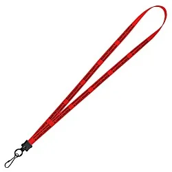 Smooth Nylon Lanyard - 1/2" - 36" - Metal Swivel Snap Hook