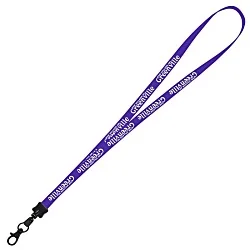 Smooth Nylon Lanyard - 1/2" - 36" - Metal Lobster Claw