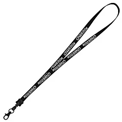 Smooth Nylon Lanyard - 1/2" - 36" - Metal Lobster Claw