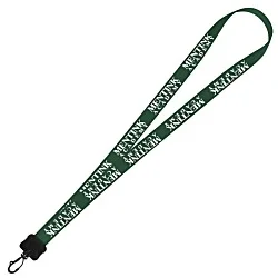 Smooth Nylon Lanyard - 3/4" - 32" - Plastic Swivel Snap Hook