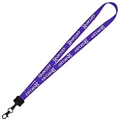 Smooth Nylon Lanyard - 3/4" - 32" - Metal Lobster Claw