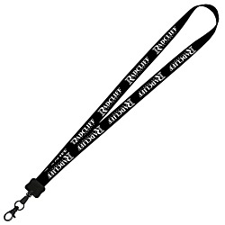 Smooth Nylon Lanyard - 3/4" - 32" - Metal Lobster Claw
