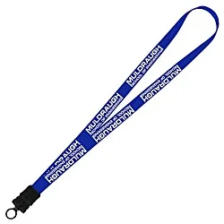 Smooth Nylon Lanyard - 3/4" - 32" - Snap Buckle Release