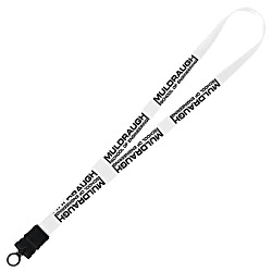 Smooth Nylon Lanyard - 3/4" - 32" - Snap Buckle Release