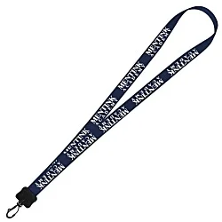 Smooth Nylon Lanyard - 3/4" - 34" - Plastic Swivel Snap Hook