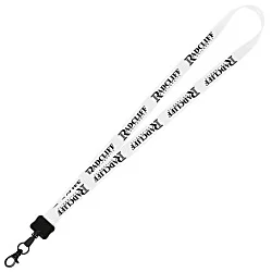 Smooth Nylon Lanyard - 3/4" - 34" - Metal Lobster Claw