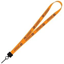Smooth Nylon Lanyard - 3/4" - 36" - Metal Swivel Snap Hook