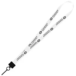 Smooth Nylon Lanyard - 3/4" - 36" - Metal Swivel Snap Hook