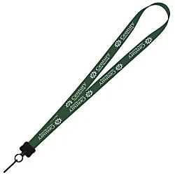 Smooth Nylon Lanyard - 3/4" - 36" - Metal Swivel Snap Hook