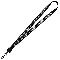 Smooth Nylon Lanyard - 3/4" - 36" - Metal Lobster Claw
