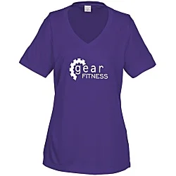 Contender Athletic V-Neck T-Shirt - Ladies' - Screen