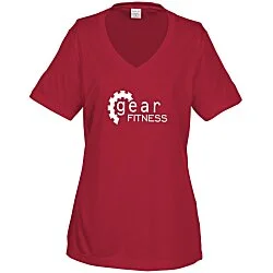 Contender Athletic V-Neck T-Shirt - Ladies' - Screen