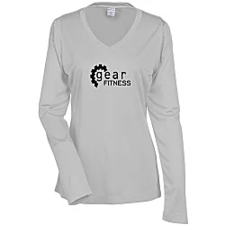Contender Athletic LS V-Neck T-Shirt - Ladies' - Screen