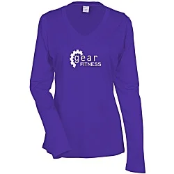Contender Athletic LS V-Neck T-Shirt - Ladies' - Screen