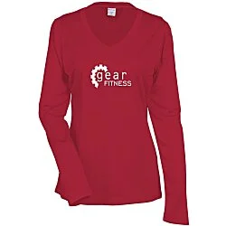 Contender Athletic LS V-Neck T-Shirt - Ladies' - Screen