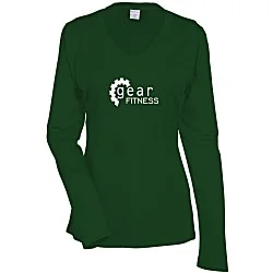 Contender Athletic LS V-Neck T-Shirt - Ladies' - Screen