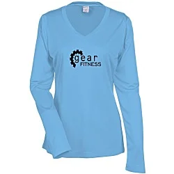 Contender Athletic LS V-Neck T-Shirt - Ladies' - Screen