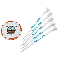 Poker Chip Tee Pack - 3-1/4"