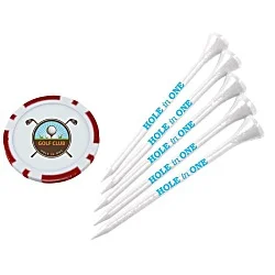 Poker Chip Tee Pack - 3-1/4"