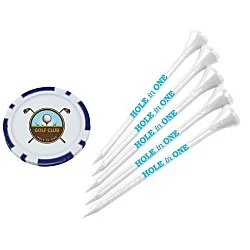 Poker Chip Tee Pack - 3-1/4"