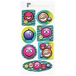 Super Kid Sticker Sheet - Smiley Faces