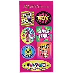 Super Kid Sticker Sheet - Wow Words