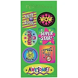 Super Kid Sticker Sheet - Wow Words