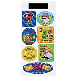 Super Kid Sticker Sheet - Dollars and Cents