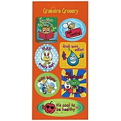 Super Kid Sticker Sheet - Healthy Habits