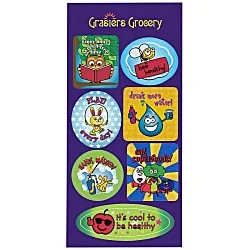 Super Kid Sticker Sheet - Healthy Habits