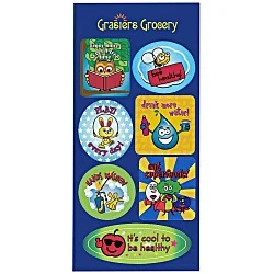 Super Kid Sticker Sheet - Healthy Habits