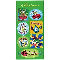 Super Kid Sticker Sheet - Healthy Habits
