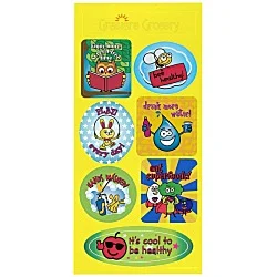Super Kid Sticker Sheet - Healthy Habits