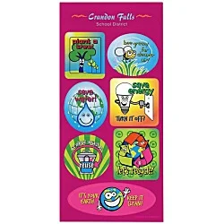 Super Kid Sticker Sheet - Go Green