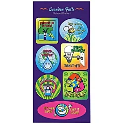 Super Kid Sticker Sheet - Go Green